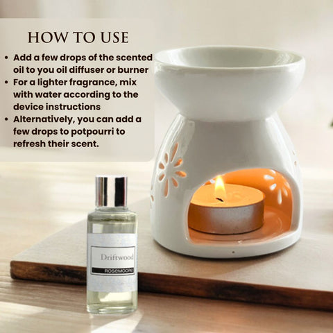 Rosemoore Driftwood Home Fragrance Scented Oil 15ml Rosemoore Driftwood Home Fragrance Scented Oil 15ml