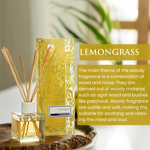 Rosemoore Lemongrass Scented Reed Diffuser 200 ml Rosemoore Lemongrass Scented Reed Diffuser 200 ml