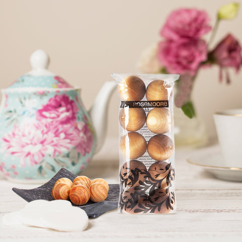 Rosemoore Pink Pomelo Scented Wooden Balls Pack of 10 Rosemoore Pink Pomelo Scented Wooden Balls Pack of 10