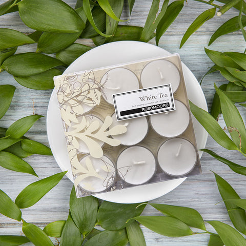 Rosemoores White Tea Scented Tea Light (Pack of 9) Rosemoores White Tea Scented Tea Light (Pack of 9)