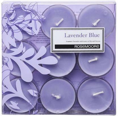 Rosemoores Lavender Blue Scented Tea Light (Pack of 9) Rosemoores Lavender Blue Scented Tea Light (Pack of 9)