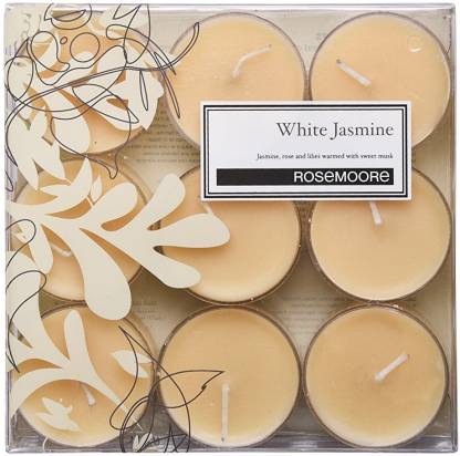 Rosemoores White Jasmine Scented Tea Light (Pack of 9)