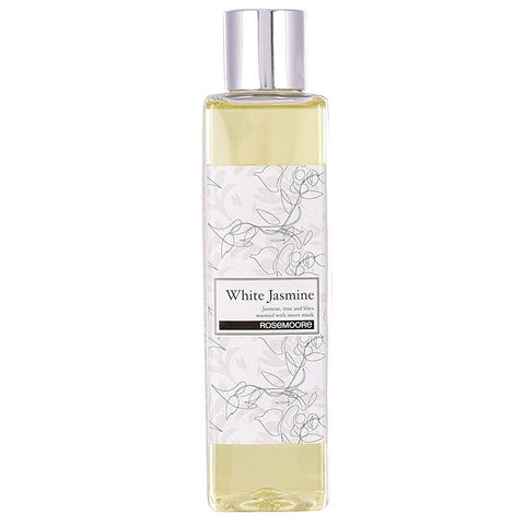 Rosemoore White Jasmine Scented Reed Diffuser Refill Oil 200 ml