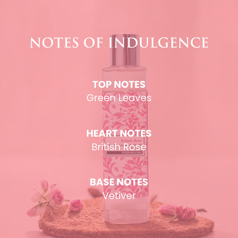Rosemoore British Rose Scented Reed Diffuser Refill Oil 200 ml