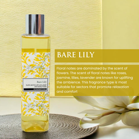 Rosemoore Barelily Scented Reed Diffuser Refill Oil 200 ml