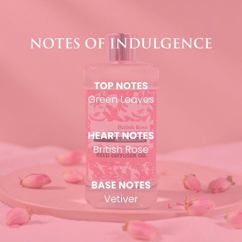 Scented Reed Diffuser Refill Oil 1 Litre British Rose