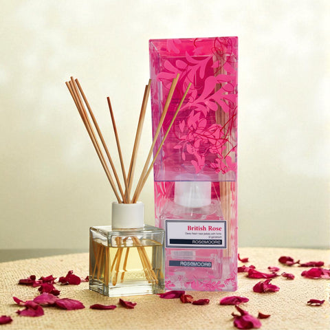 Rosemoore British Rose Scented Reed Diffuser 200 ml