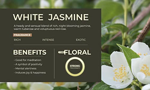 Rosemoore White Jasmine Scented Reed Diffuser Refill Oil 1L