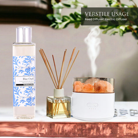 Rosemoore Blue Oud Scented Reed Diffuser Refill Oil 200 ml