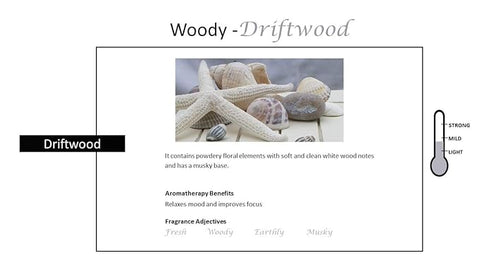 Rosemoore Driftwood Scented Reed Diffuser Refill Oil 1L