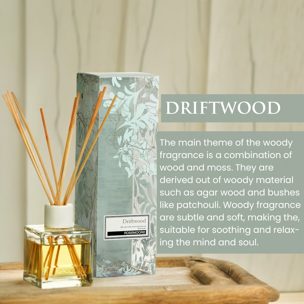 Home Rosemoore Scented Driftwood Reed Diffuser 200 ml