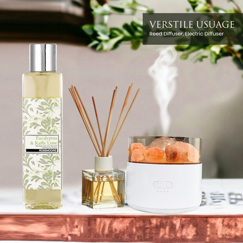 Rosemoore Eucalyptus & Kaffir Lime Scented Reed Diffuser Refill Oil 200 ml