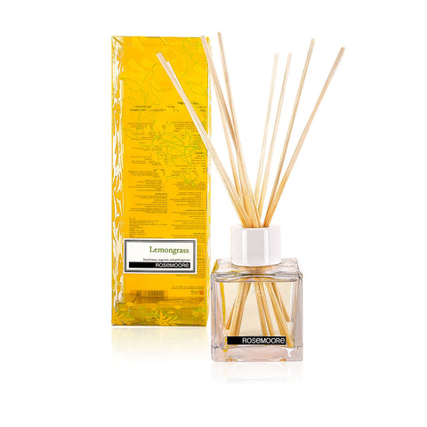 Rosemoore Scented Reed Diffuser and Refill Oil Lemongrass -200ml