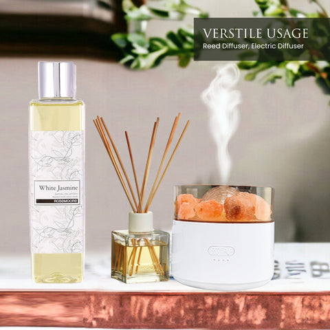Rosemoore White Jasmine Scented Reed Diffuser Refill Oil 200 ml