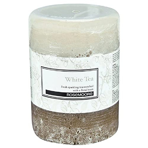 Rosemoore White Tea Scented Pillar Candle