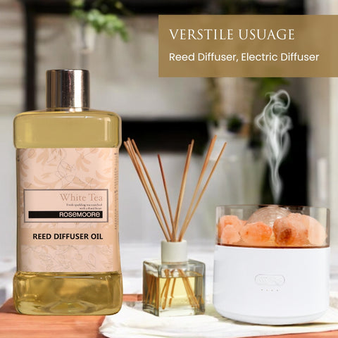 Rosemoore White Tea Scented Reed Diffuser Refill Oil 1L