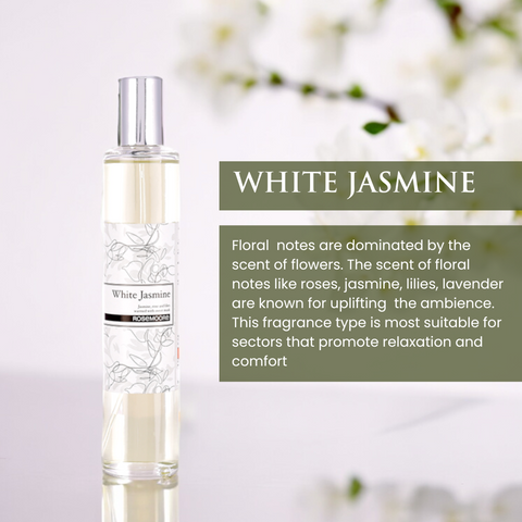 Rosemoore White Jasmine Scented Home/ Room Spray 100ml