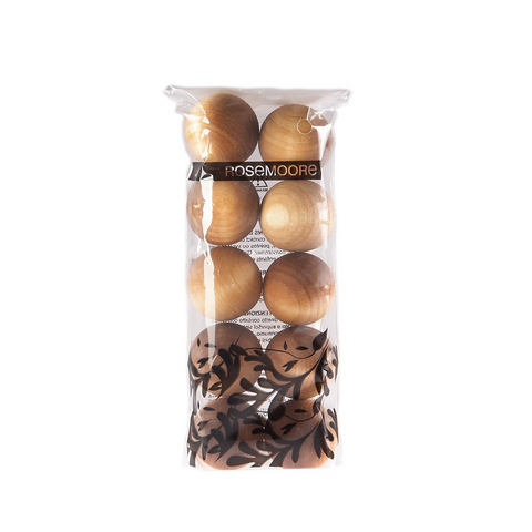 Rosemoore White Jasmine Scented Wooden Balls Pack of 10