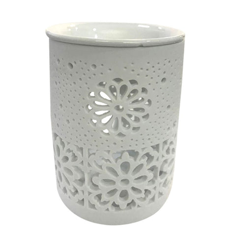 Porcelain Oil Burner, Tea Light & Oil Burner-Gift Set