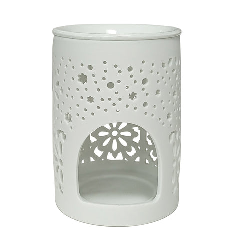 Porcelain Oil Burner, Tea Light & Oil Burner-Gift Set