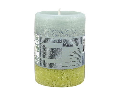 Scented Pillar Candle Eucalyptus & Kaffir Lime