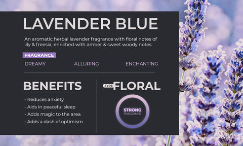 Rosemoores Lavender Blue Scented Tea Light (Pack of 9)