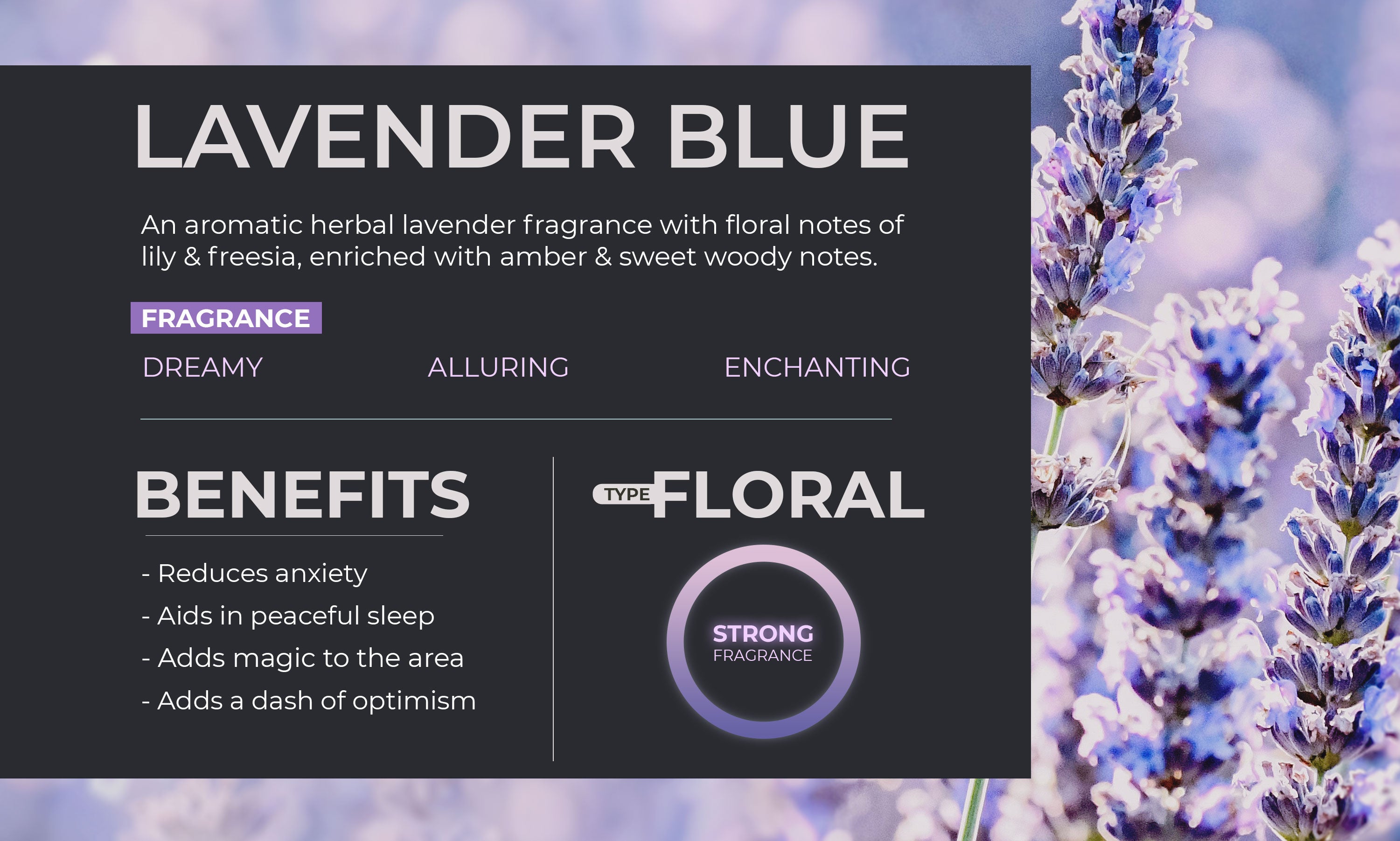 Scented sachet Lavender Blue
