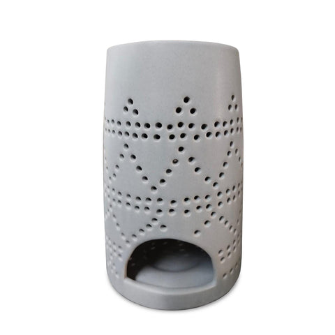 Oil Burner Ceramic Light Grey-Conic