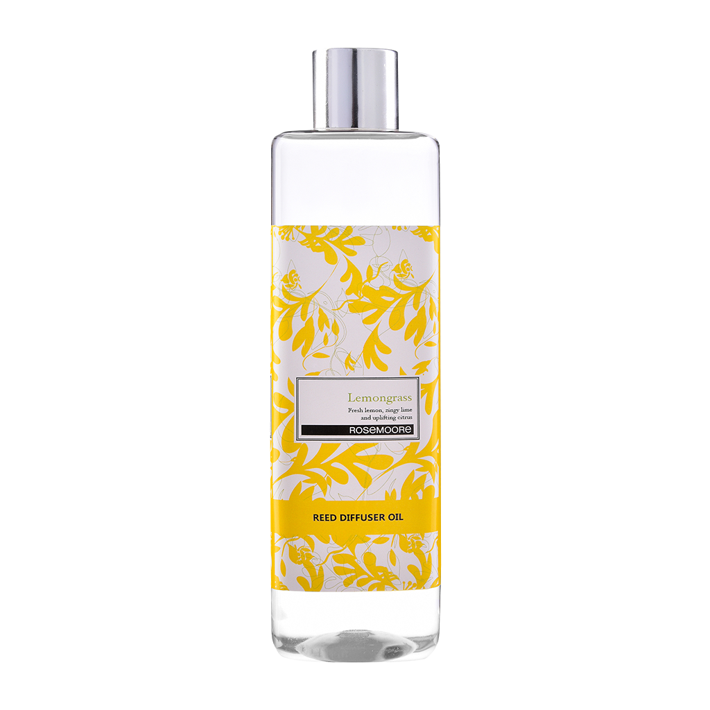 Scented Reed Diffuser & Reed Diffuser Refill Oil 1 Litre Lemongrass